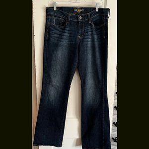Lucky Brand “Sweet ‘N Low” Dark Wash Flare Jeans. Size 10/30.